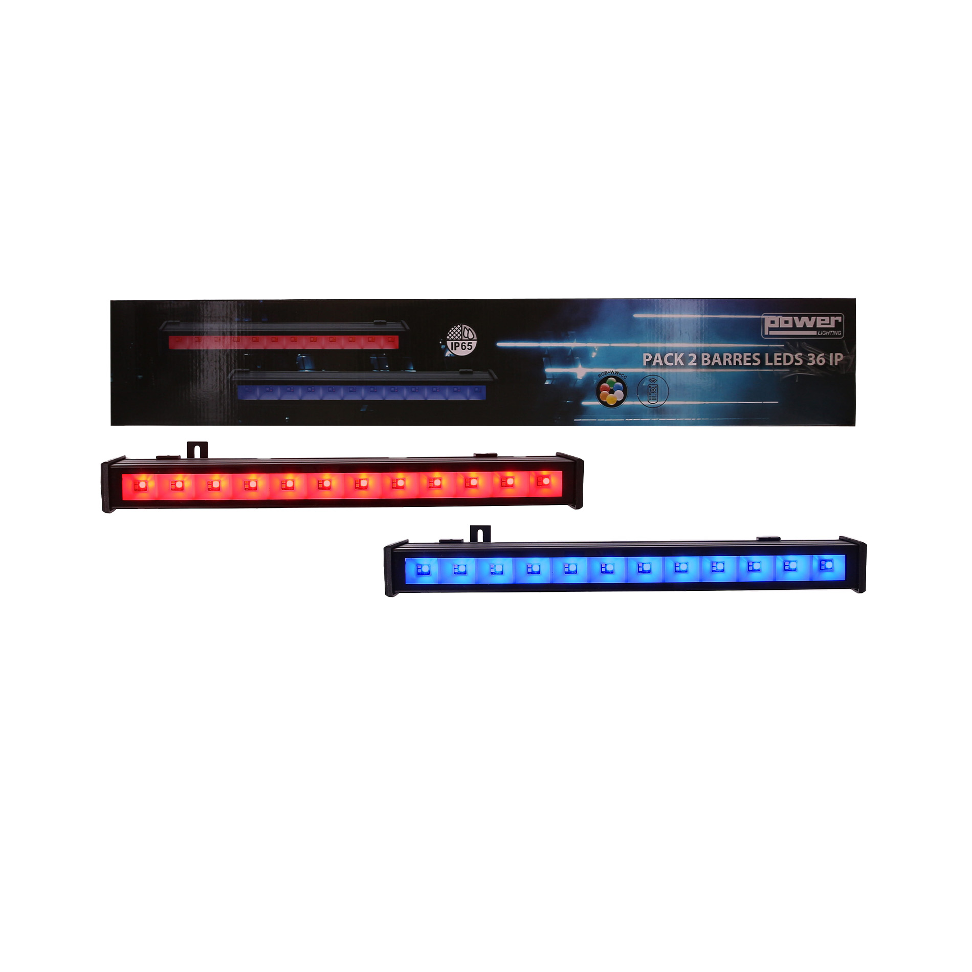 Power Lighting Pack 2barres Led 36 Ip - LED bar - Variation 3