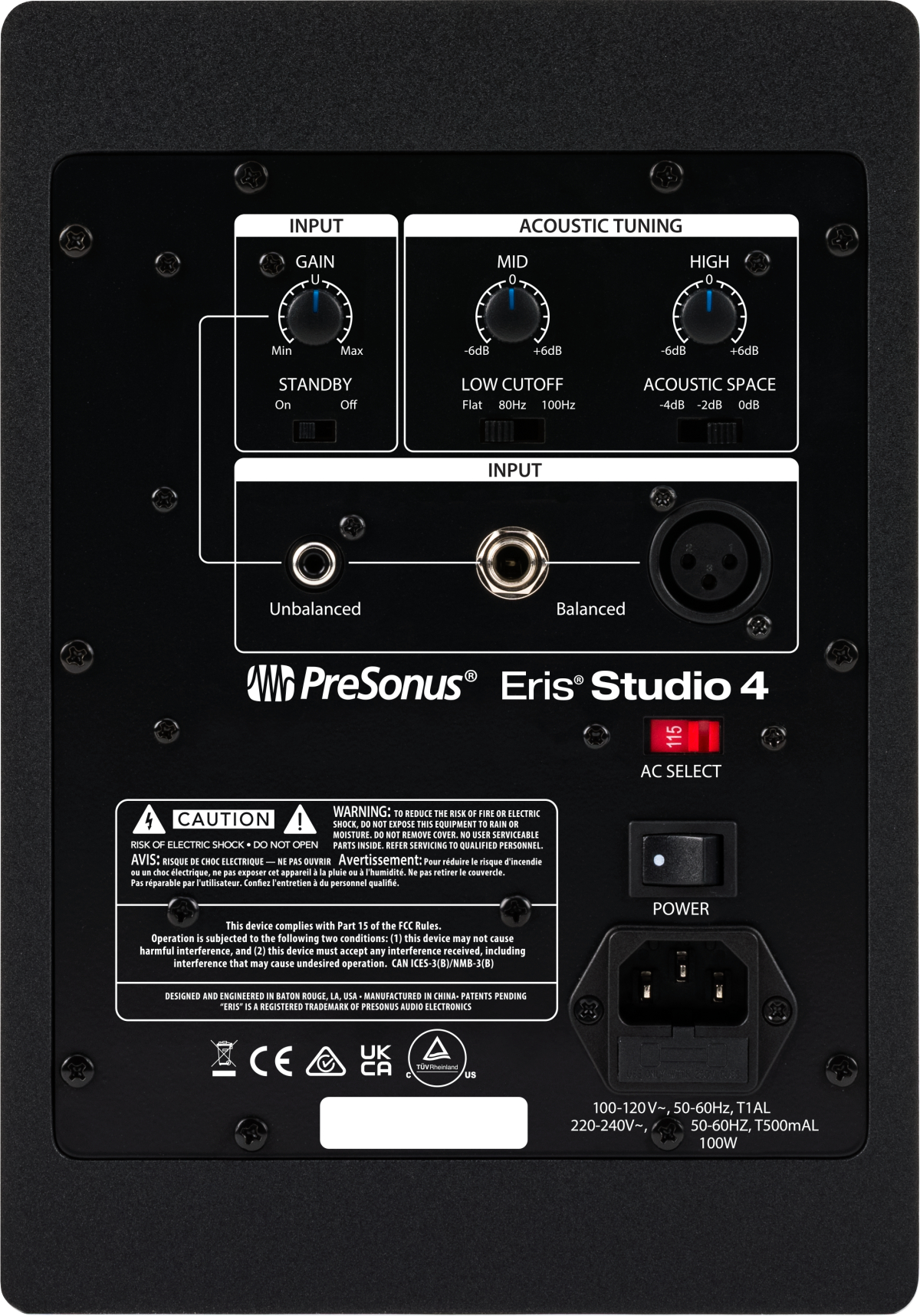 Presonus Eris Studio 4 - La PiÈce - Active studio monitor - Variation 1