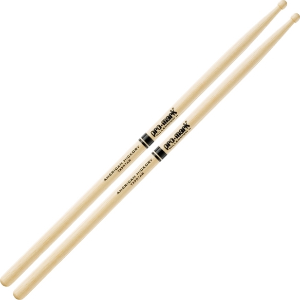 Pro Mark American Hickory Txpr7aw Pro-round  Wood Tip - Drum stick - Main picture