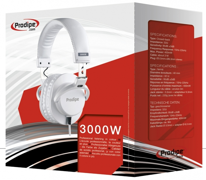 Prodipe 3000wh - Studio & DJ Headphones - Variation 1
