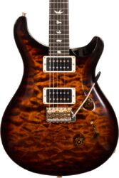 Double cut electric guitar Prs USA Custom 24 10 Top #21-0332207 - Black gold burst