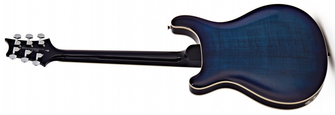 Prs Se Hollow Body Ii Hh Ht Eb - Faded Blue Burst - Semi-hollow electric guitar - Variation 1