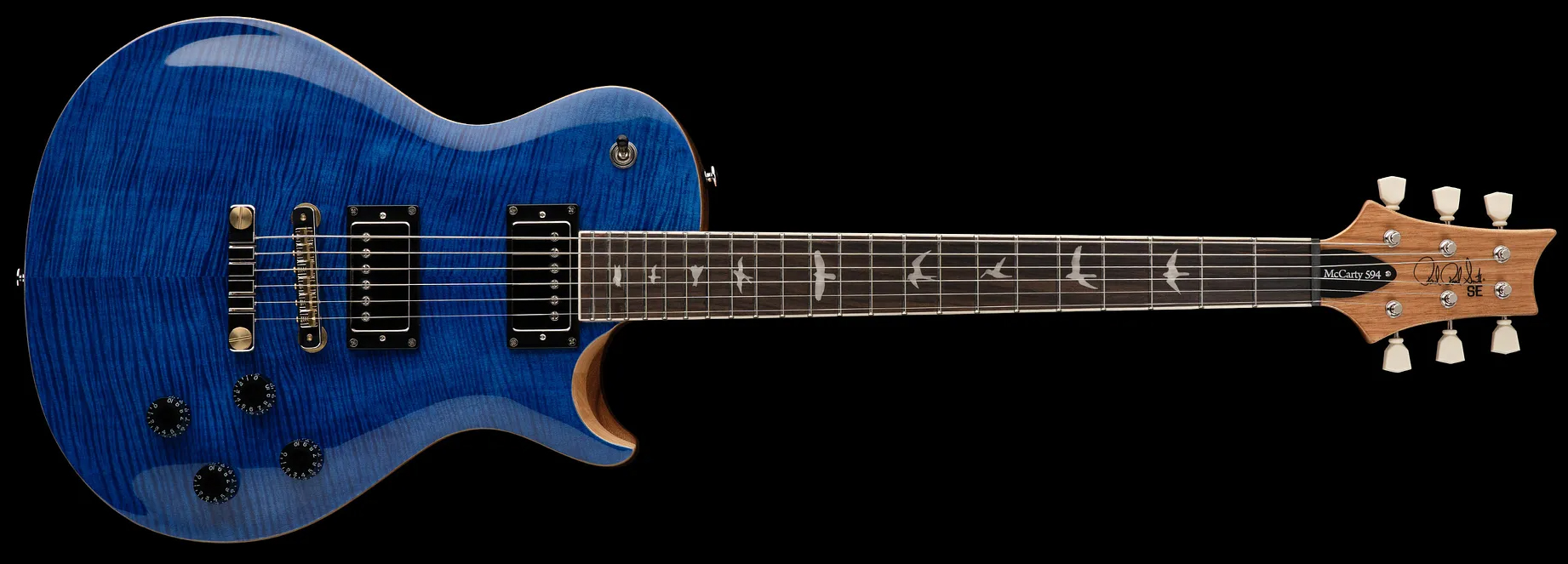 Prs Se Mccarty 594 Singlecut 2h Ht Rw - Faded Blue - Single cut electric guitar - Variation 2