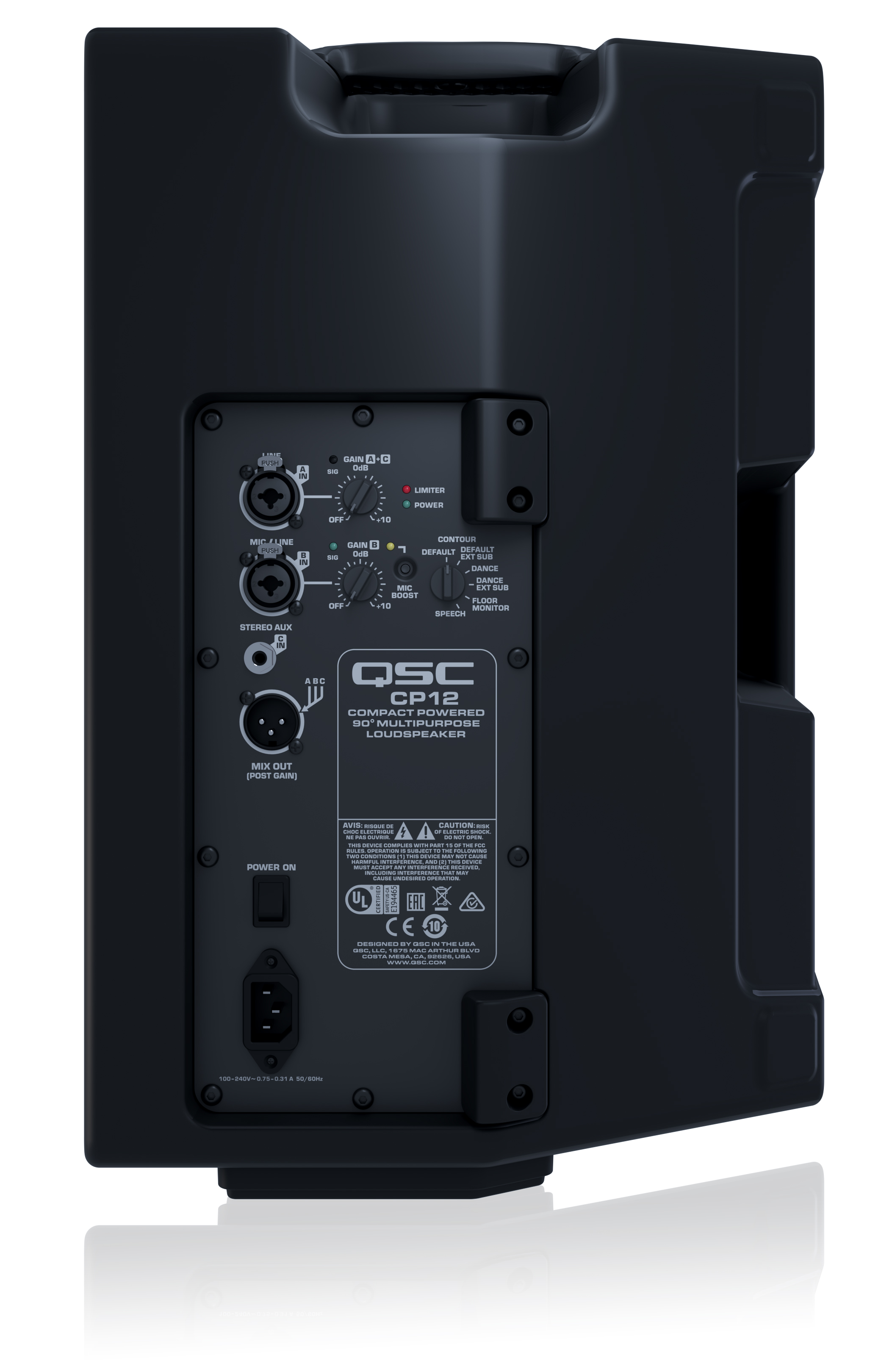 Qsc Cp12 - Active full-range speaker - Variation 1