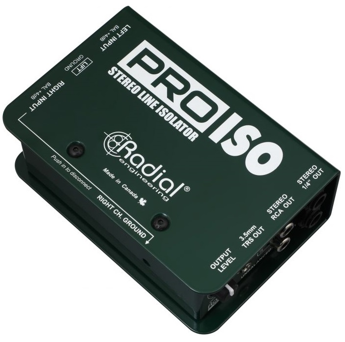 Radial Pro Iso Stereo +4/-10db - Converter - Variation 1