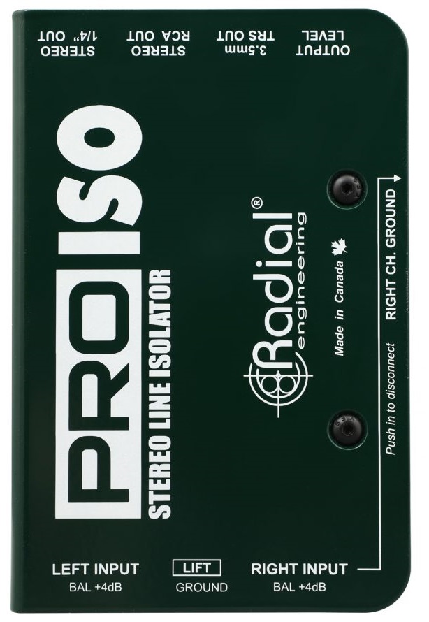 Radial Pro Iso Stereo +4/-10db - Converter - Variation 2