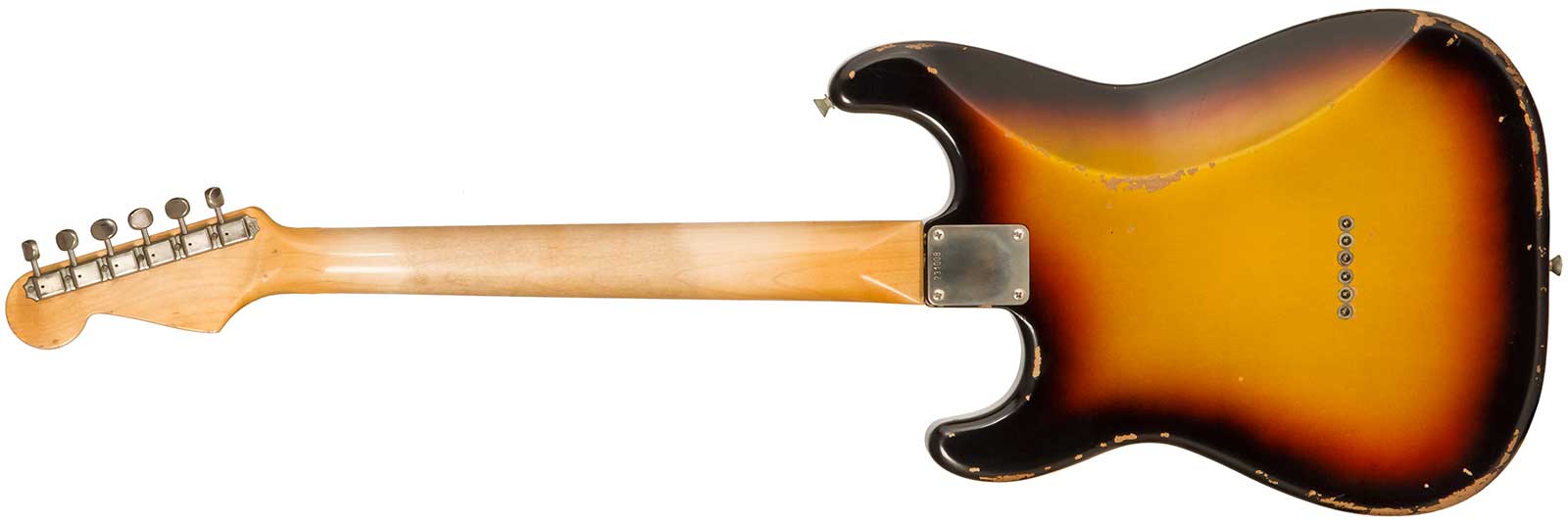 Rebelrelic S-series 1961 Hardtail 3s Ht Rw #231008 - 3-tone Sunburst - Str shape electric guitar - Variation 1