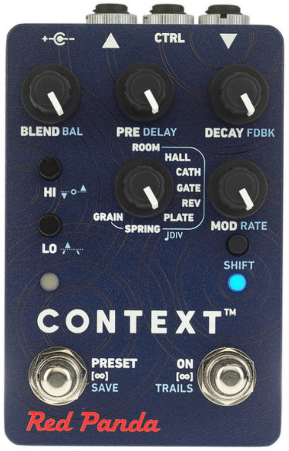 Red Panda Context 2 Reverb - Reverb, delay & echo effect pedal - Main picture