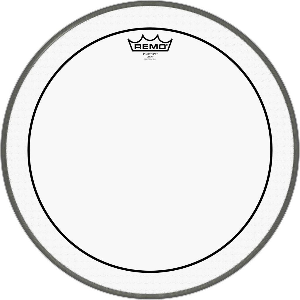 Remo Pinstripe Transparente 18 Gr Caisse - Percussion drumhead - Main picture