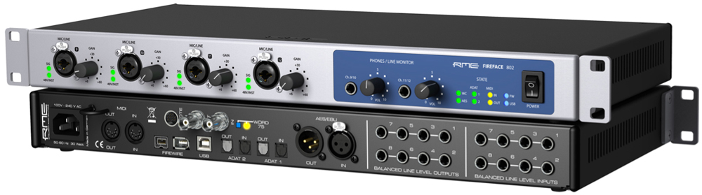 Rme Fireface 802 - USB audio interface - Variation 2