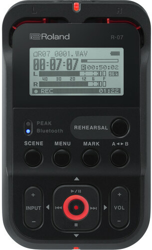 Roland R-07-bk - Portable recorder - Main picture