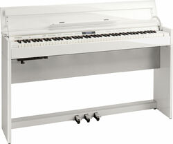 Digital piano with stand Roland DP603 - Polished white