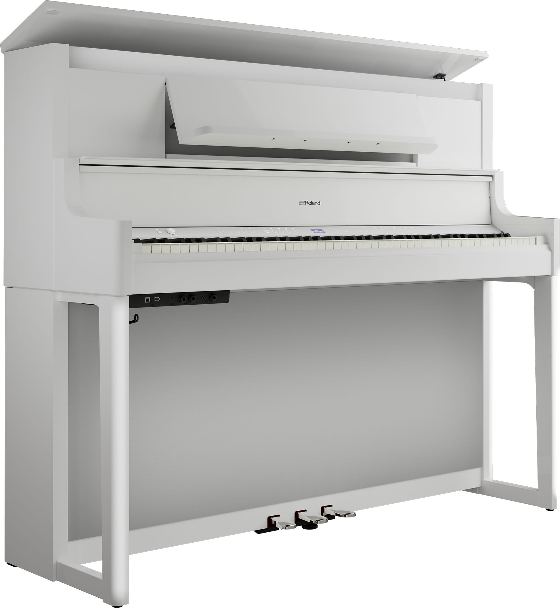 Roland Lx-9-pw - Polished White - Digital piano with stand - Variation 1