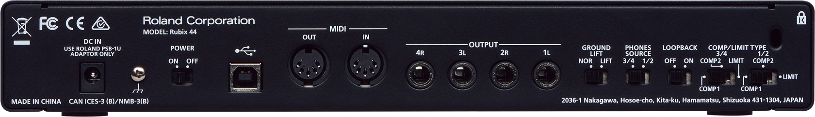 Roland Rubix44 - USB audio interface - Variation 1