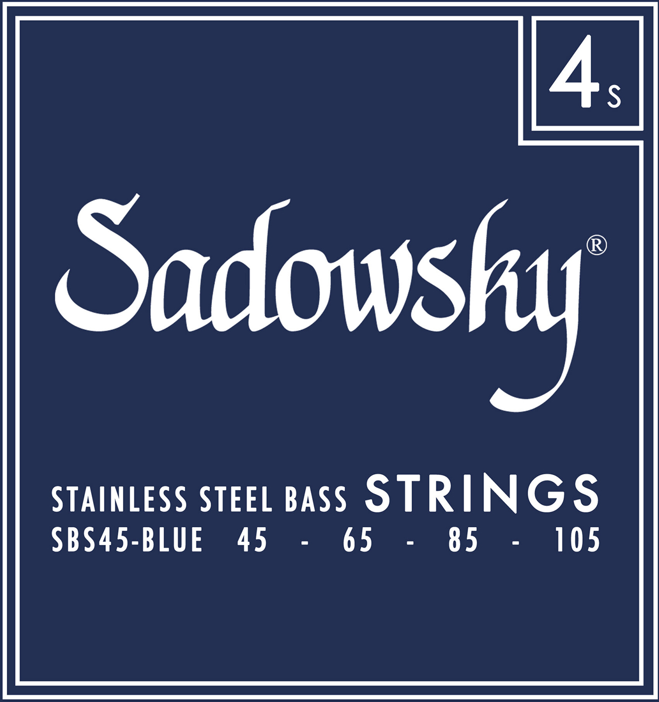 Sadowsky Sbs 45 Blue Label Stainless Steel Electric Bass 45-105 - Electric bass strings - Main picture