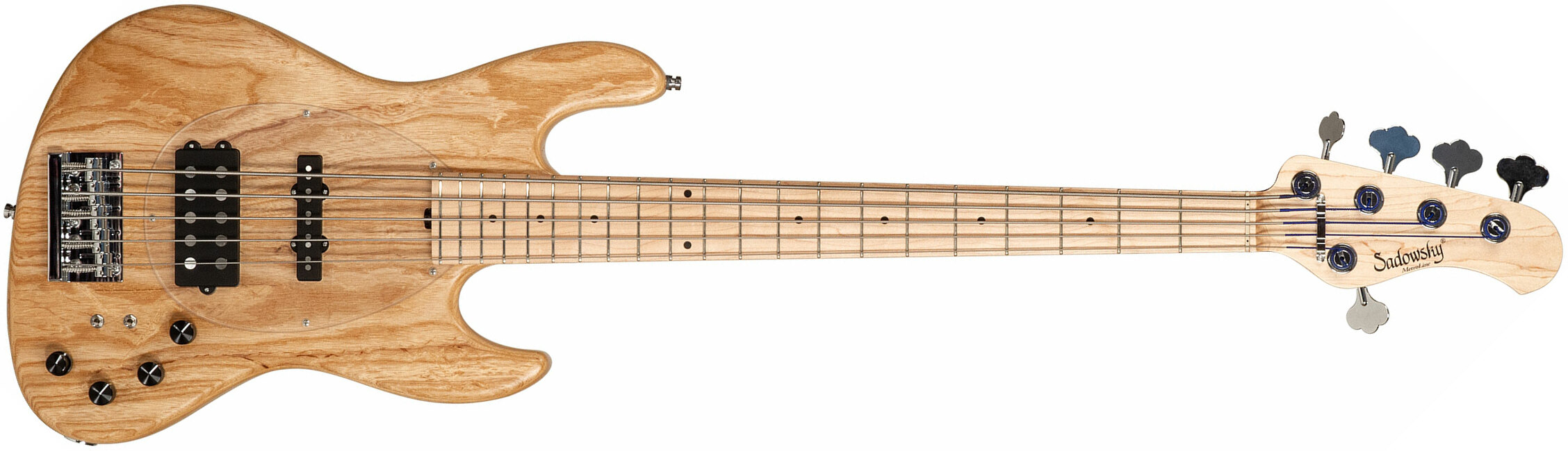 Sadowsky Vintage M/j Bass 21f Ash 5c Metroline All Active Mn - Natural Satin - Solid body electric bass - Main picture