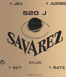 Nylon guitar strings Savarez Classic 520J Savarez Nylon Jaune Tension Tres Forte - Set of strings