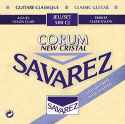 Nylon guitar strings Savarez New Cristal Corum High Tension 500CJ - Set of strings