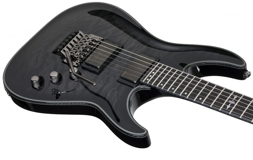 Schecter C-1 Fr Hellraiser Hybrid 2h Emg Eb - Trans. Black Burst - Str shape electric guitar - Variation 1