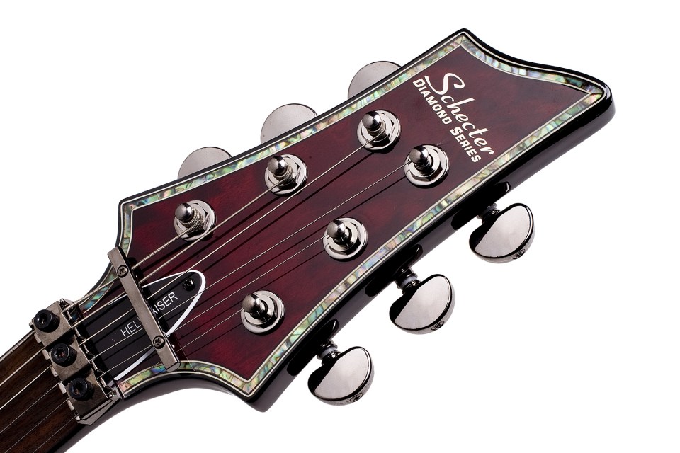Schecter C-1 Hellraiser 2h Emg Ht Rw - Black Cherry - Str shape electric guitar - Variation 4