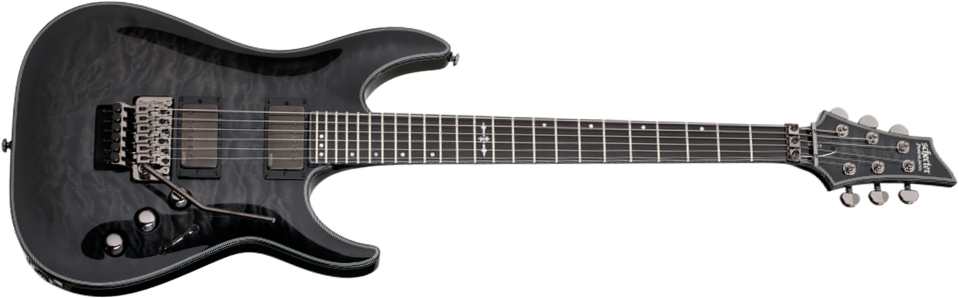 Schecter C-1 Fr Hellraiser Hybrid 2h Emg Eb - Trans. Black Burst - Str shape electric guitar - Main picture