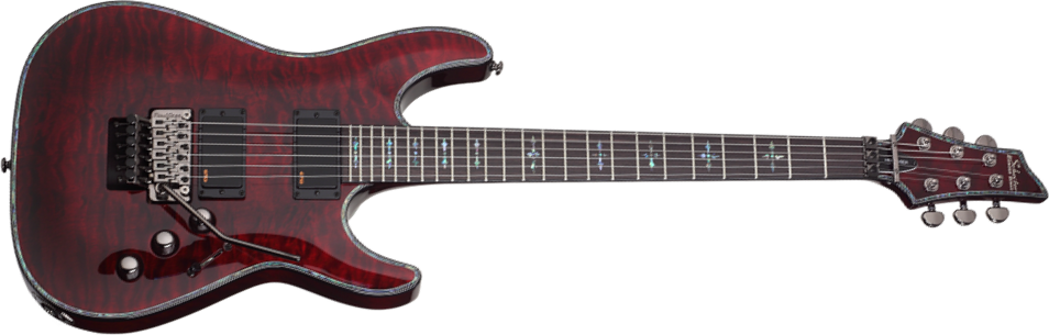 Schecter C-1 Fr S Hellraiser 2h Emg Sustainiac Rw - Black Cherry - Str shape electric guitar - Main picture