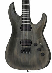 Str shape electric guitar Schecter C-1 Apocalypse - Rusty grey