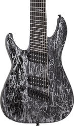 Left-handed electric guitar Schecter C-8 Multiscale Silver Mountain LH - Silver mountain