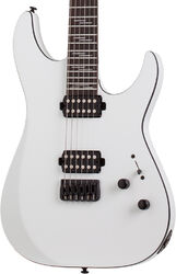 Str shape electric guitar Schecter Reaper-6 Custom - Gloss white