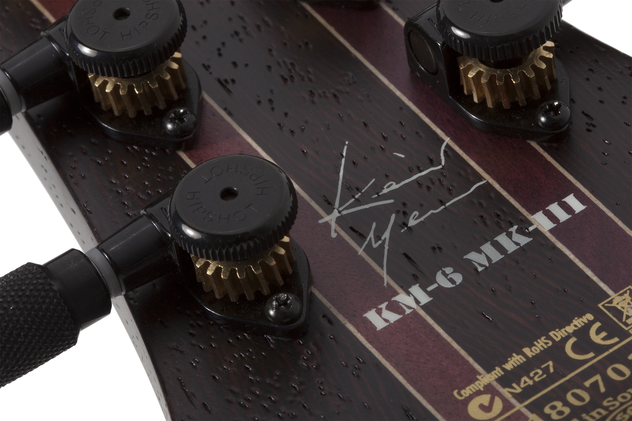 Schecter Keith Merrow Km-6 Mk-iii Artist Signature 2h Ht Eb - Trans Black Burst - Double cut electric guitar - Variation 5