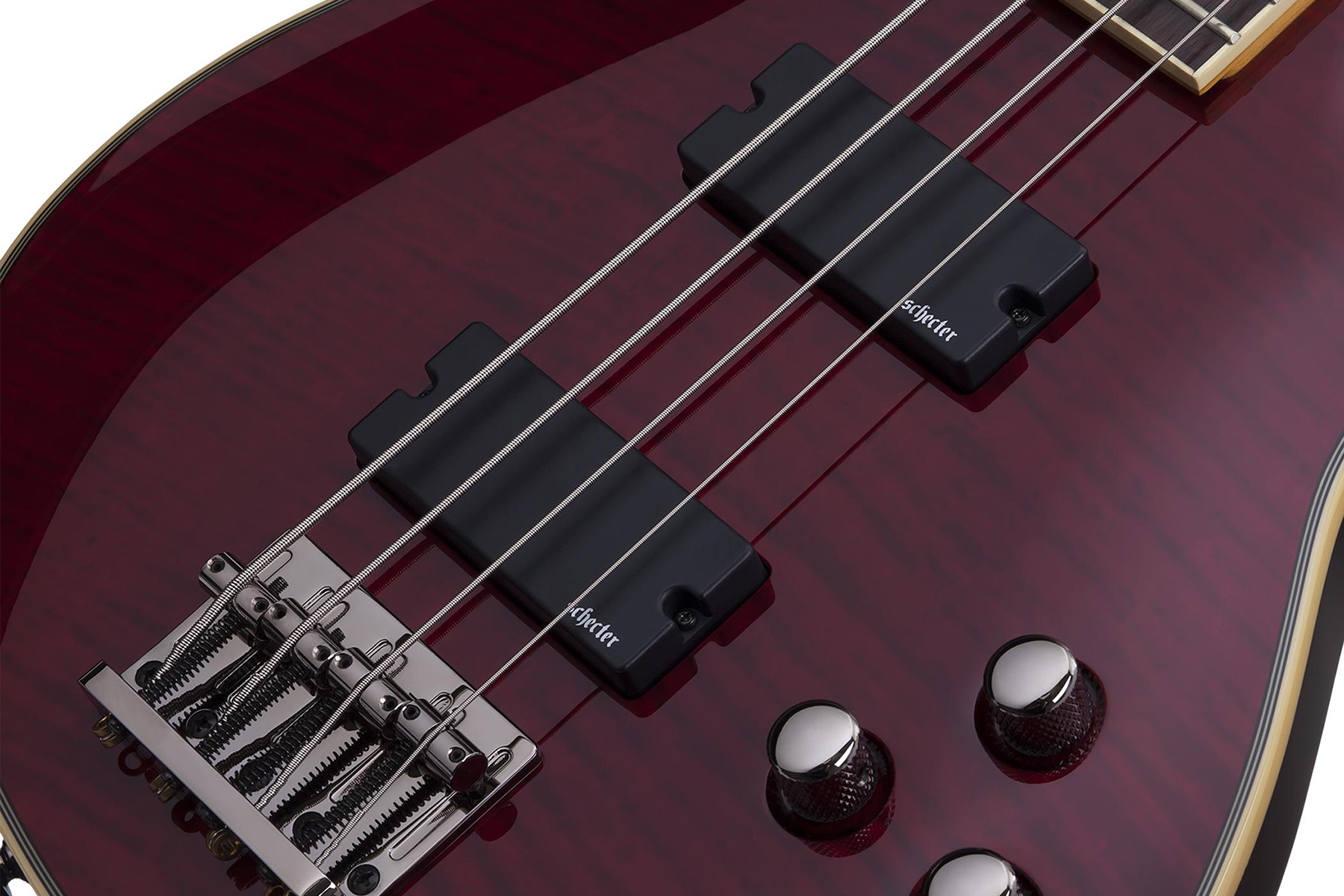 Schecter Omen Extreme-4 Active Rw - Black Cherry - Solid body electric bass - Variation 4