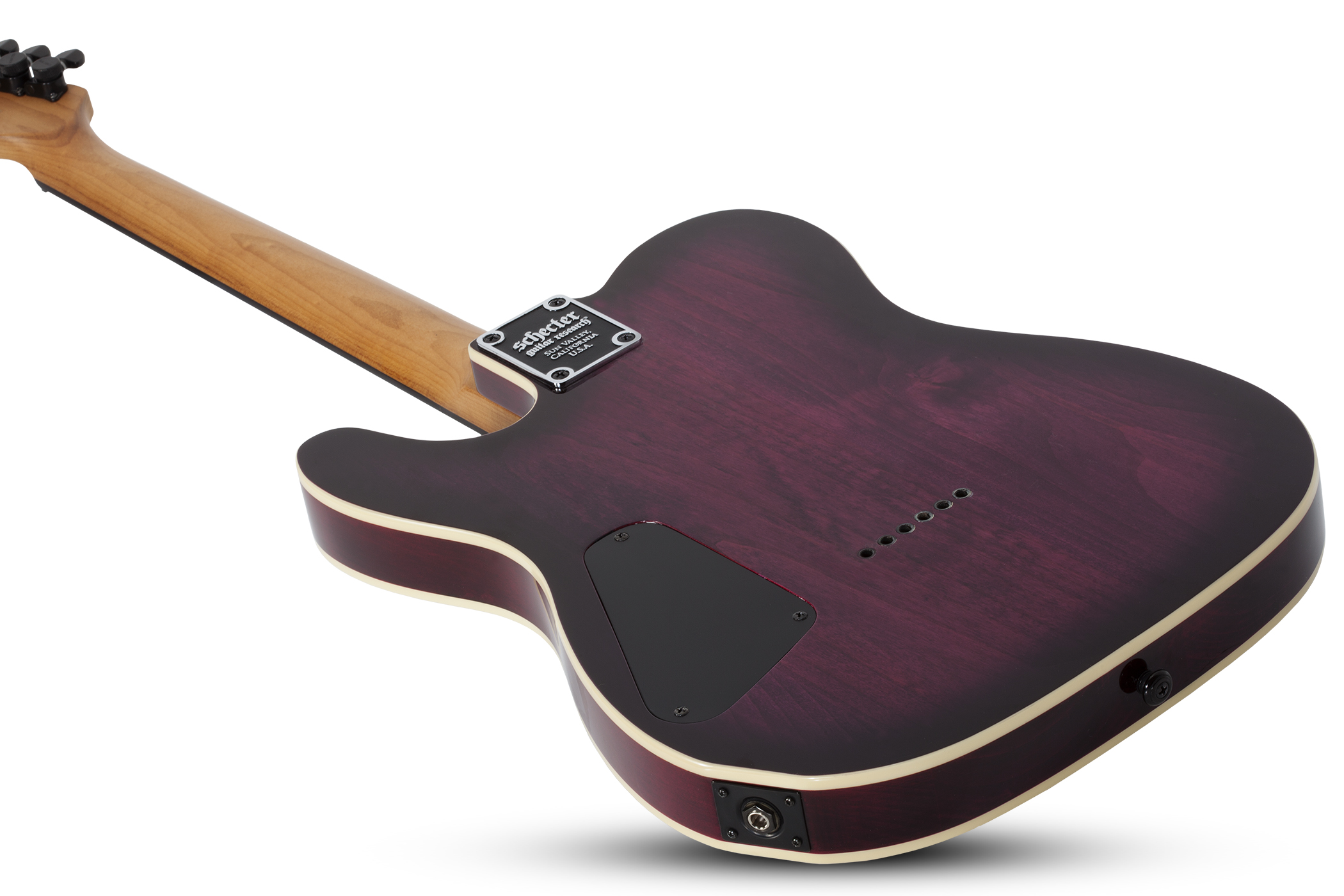 Schecter Pt Pro 2h Ht Eb - Trans Purple Burst - Tel shape electric guitar - Variation 3