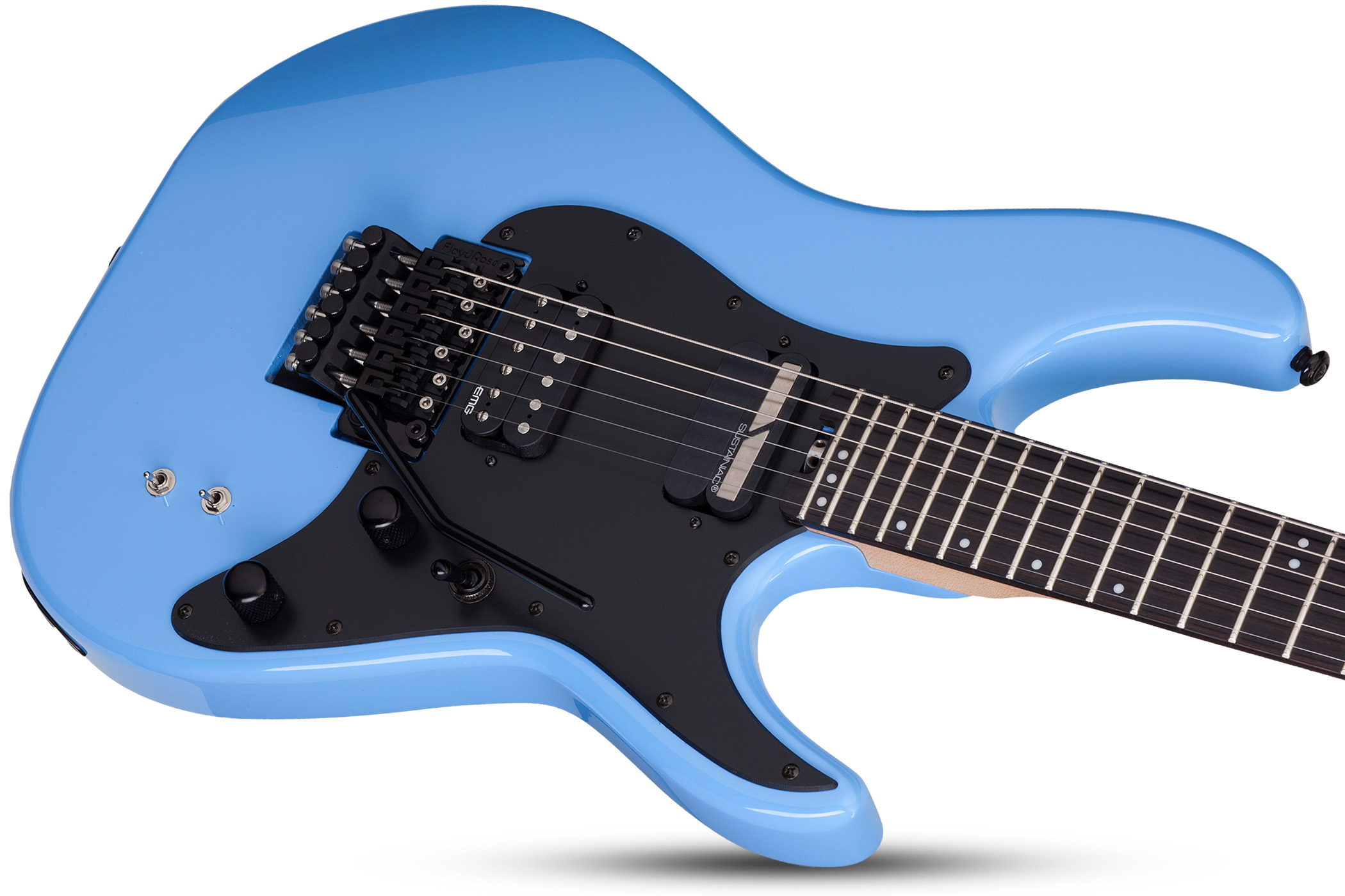 Schecter Sun Valley Super Shredder Fr S 2h Sustainiac Eb - Riviera Blue - Metal electric guitar - Variation 2