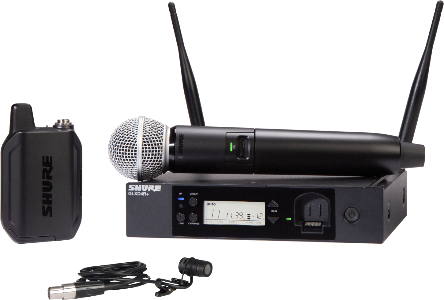 Shure Glxd124r+/85/sm58/z4 - Wireless handheld microphone - Main picture