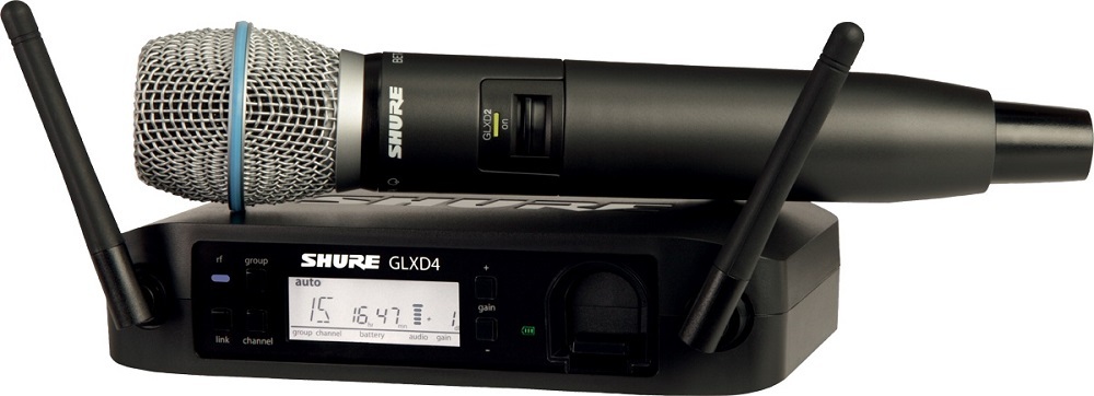 Shure Glxd24e Emetteur Main Beta87a Bande Z2 - Wireless handheld microphone - Main picture