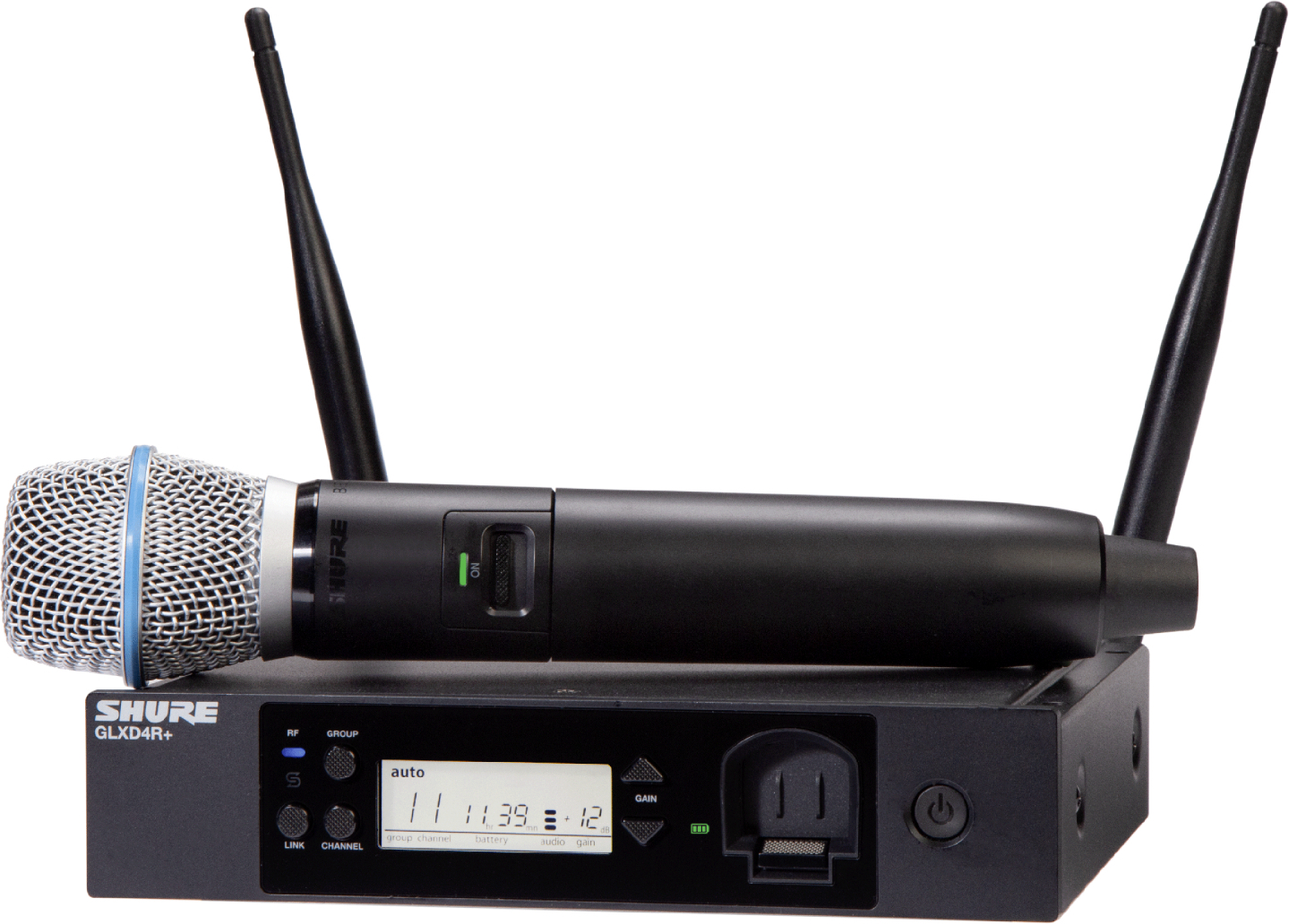 Shure Glxd24r+/b87a/z4 - Wireless handheld microphone - Main picture