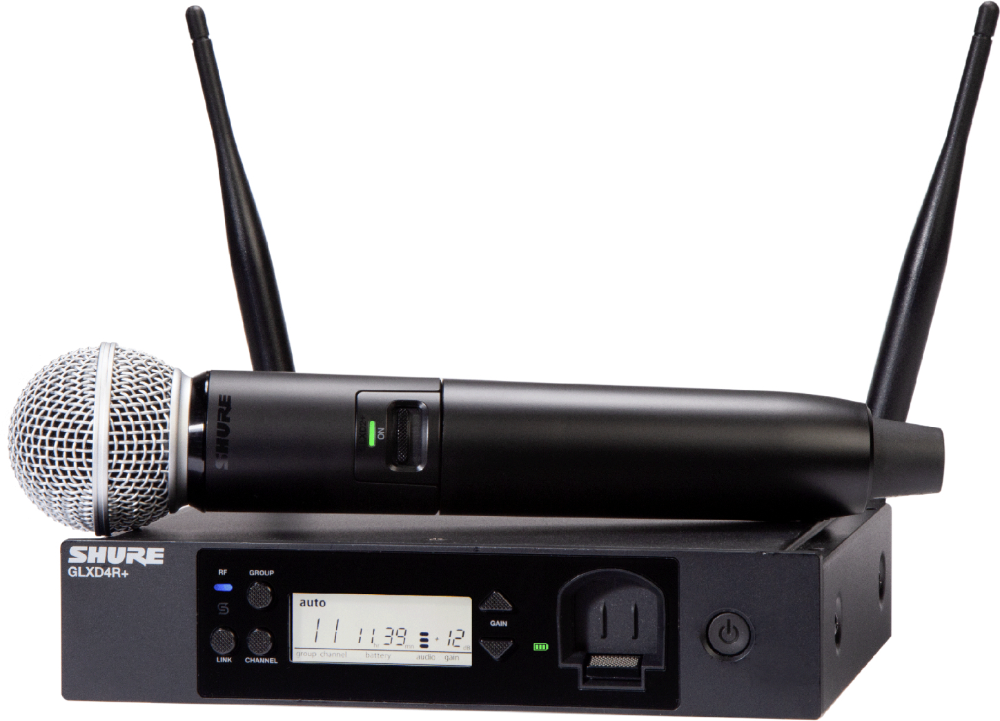 Shure Glxd24r+/sm58/z4 - Wireless handheld microphone - Main picture