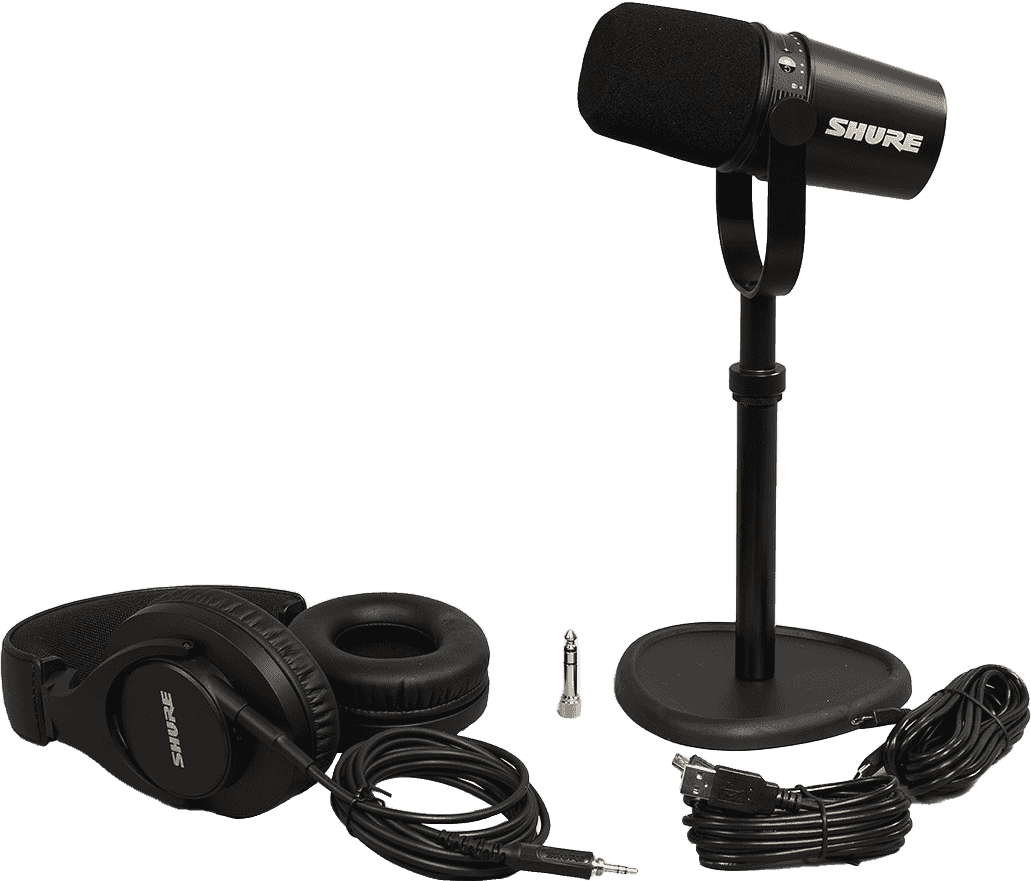 Shure Pack Mv7-k + Tkm 23230 + Sse Srh440a-efs - Microphone pack with stand - Main picture