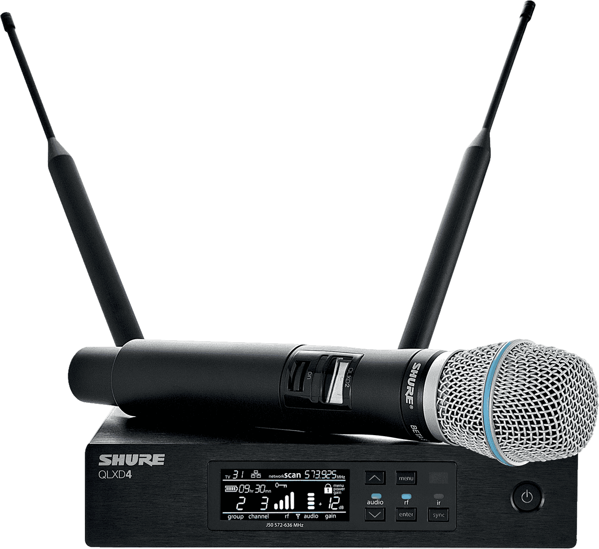 Shure Qlxd24-b87a-h51 - Wireless handheld microphone - Main picture