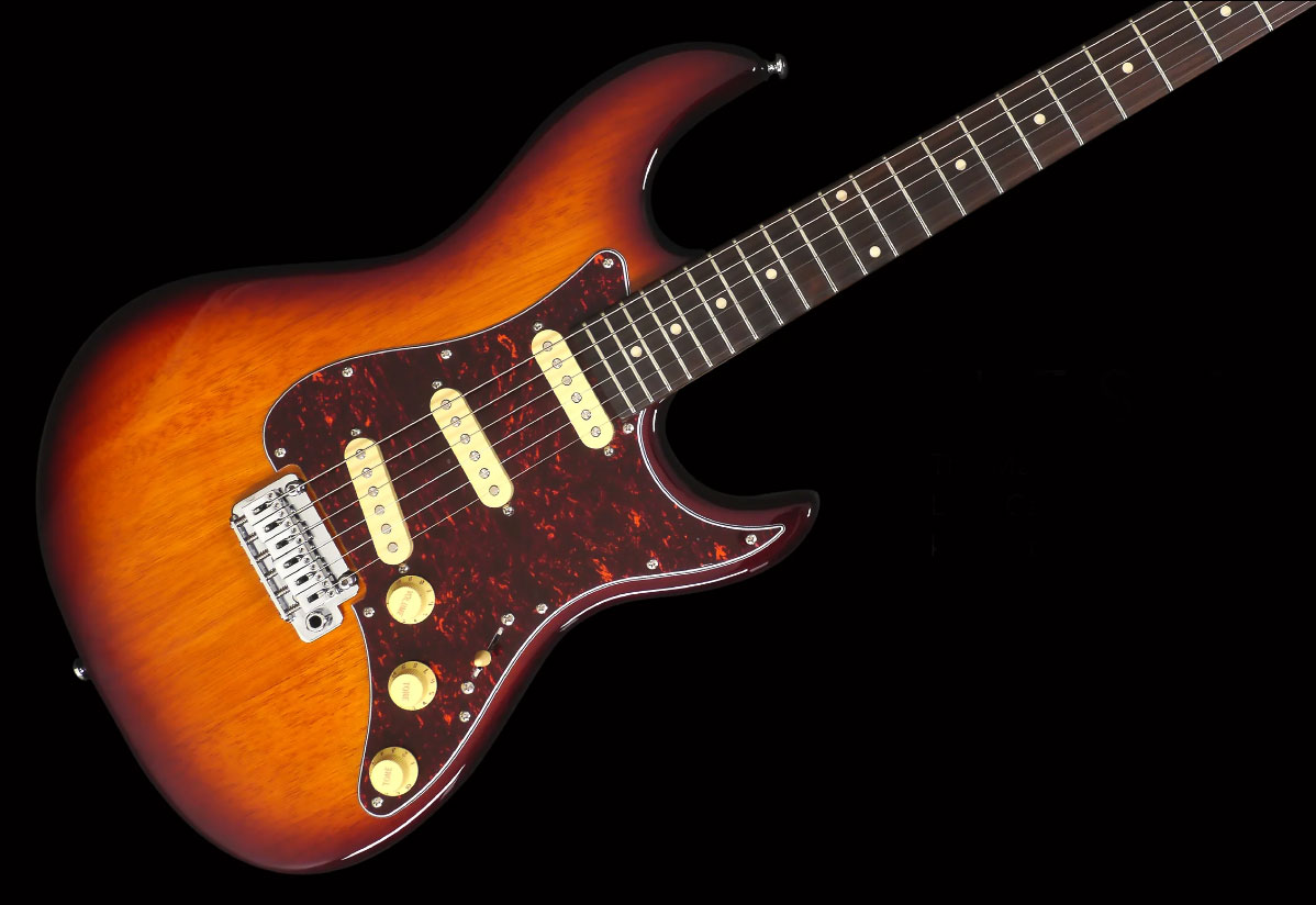 Sire Larry Carlton S3 Sss Lh Signature Gaucher 3s Trem Rw - Tobacco Sunburst - Str shape electric guitar - Variation 1