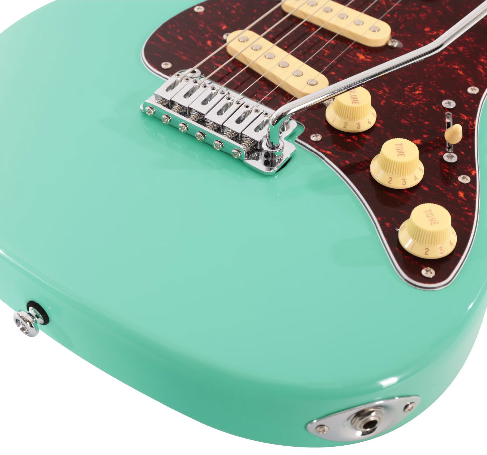Sire Larry Carlton S3 Sss Lh Signature Gaucher 3s Trem Rw - Mild Green - Str shape electric guitar - Variation 4
