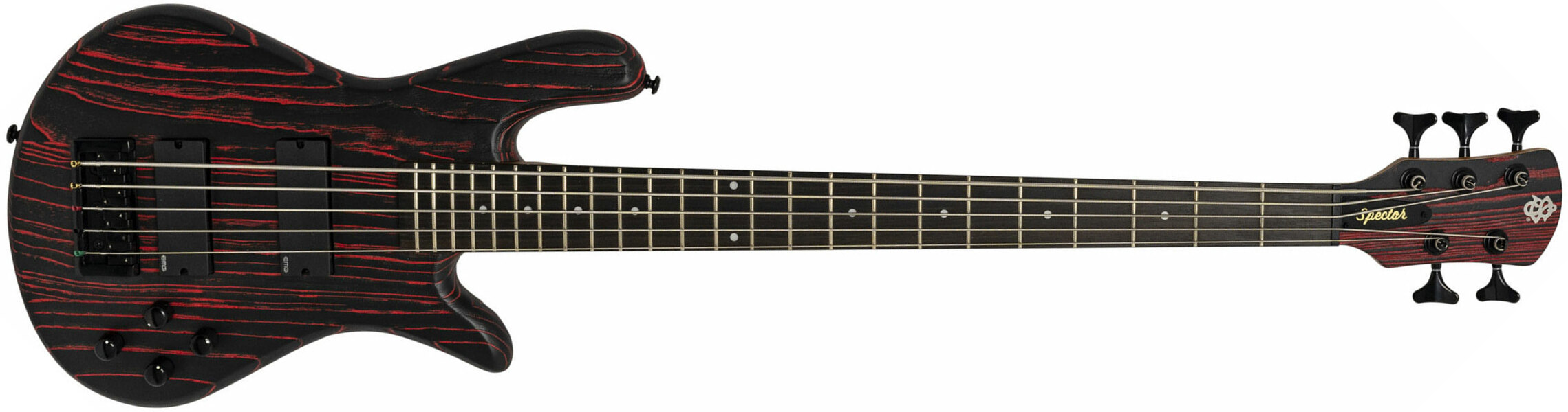 Spector Ns Pulse I 5c Active Emg Eb - Cinder Red - Solid body electric bass - Main picture