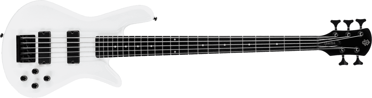 Spector Performer Serie 5 Hh Eb - White - Solid body electric bass - Main picture