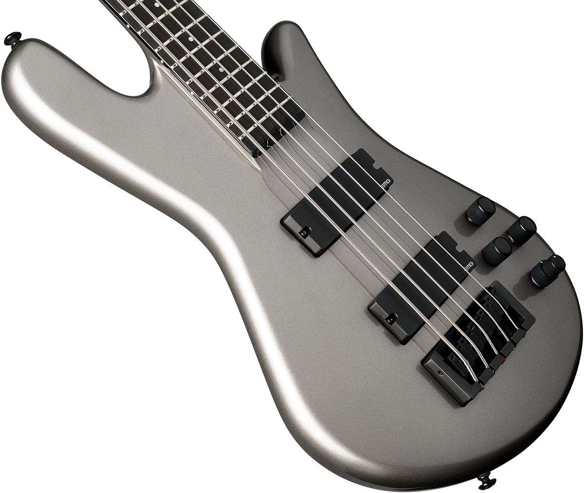 Spector Ns Ethos Hp 5 Eb - Gunmetal Grey Gloss - Solid body electric bass - Variation 2