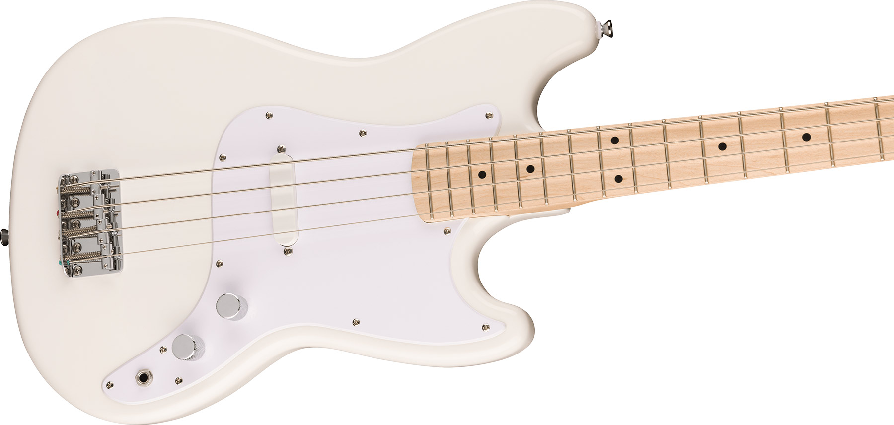 Squier Bronco Bass Sonic Mn - Arctic White - Solid body electric bass - Variation 2