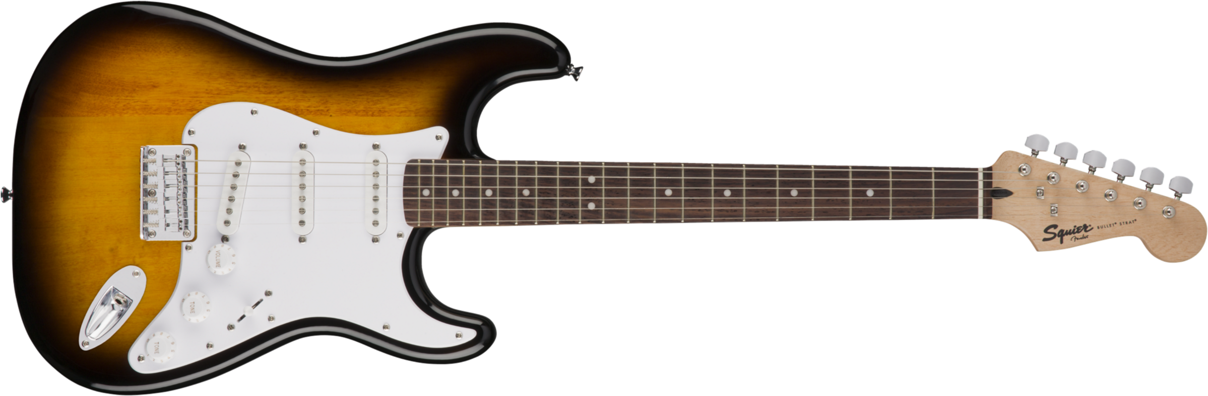 Squier Bullet Stratocaster Ht Sss Lau - Brown Sunburst - Str shape electric guitar - Main picture