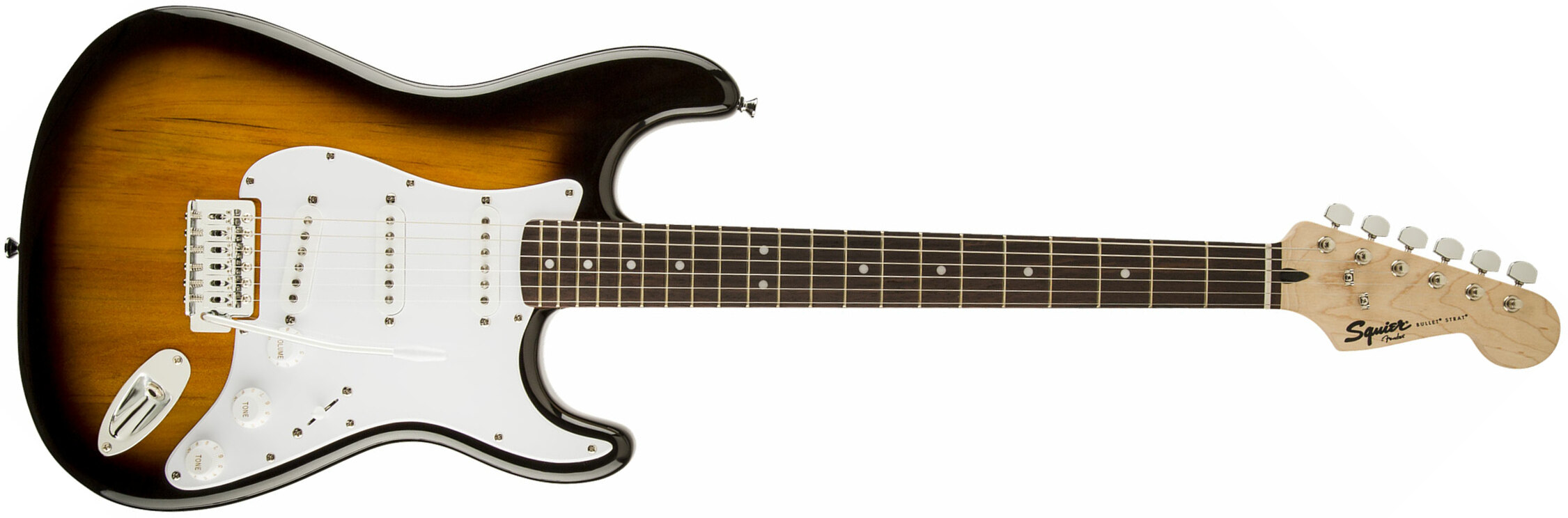 Squier Bullet Stratocaster With Tremolo Sss Lau - Brown Sunburst - Str shape electric guitar - Main picture