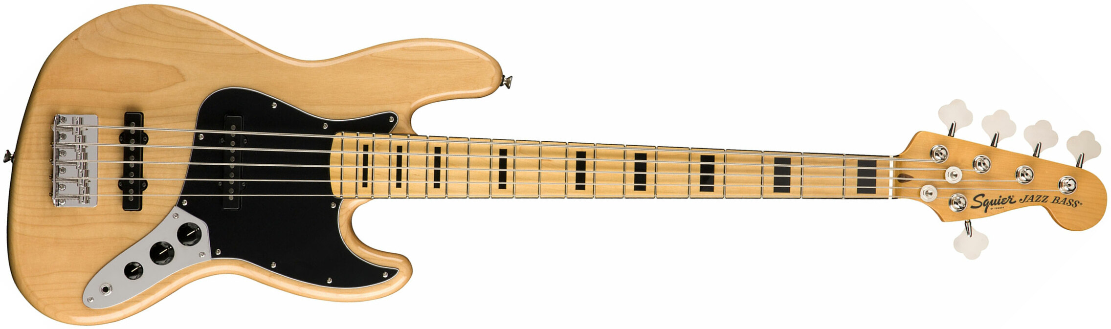 Squier Jazz Bass Classic Vibe 70s 2019 Mn - Natural - Solid body electric bass - Main picture
