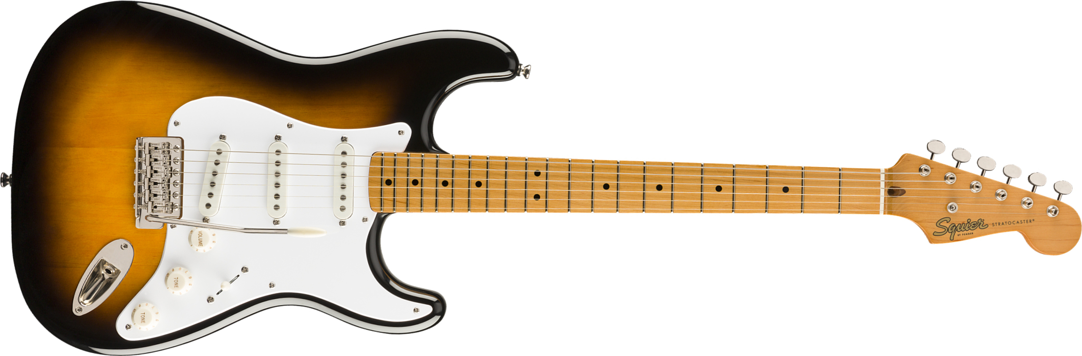 Squier Strat '50s Classic Vibe 2019 Mn 2019 - 2-color Sunburst - Str shape electric guitar - Main picture