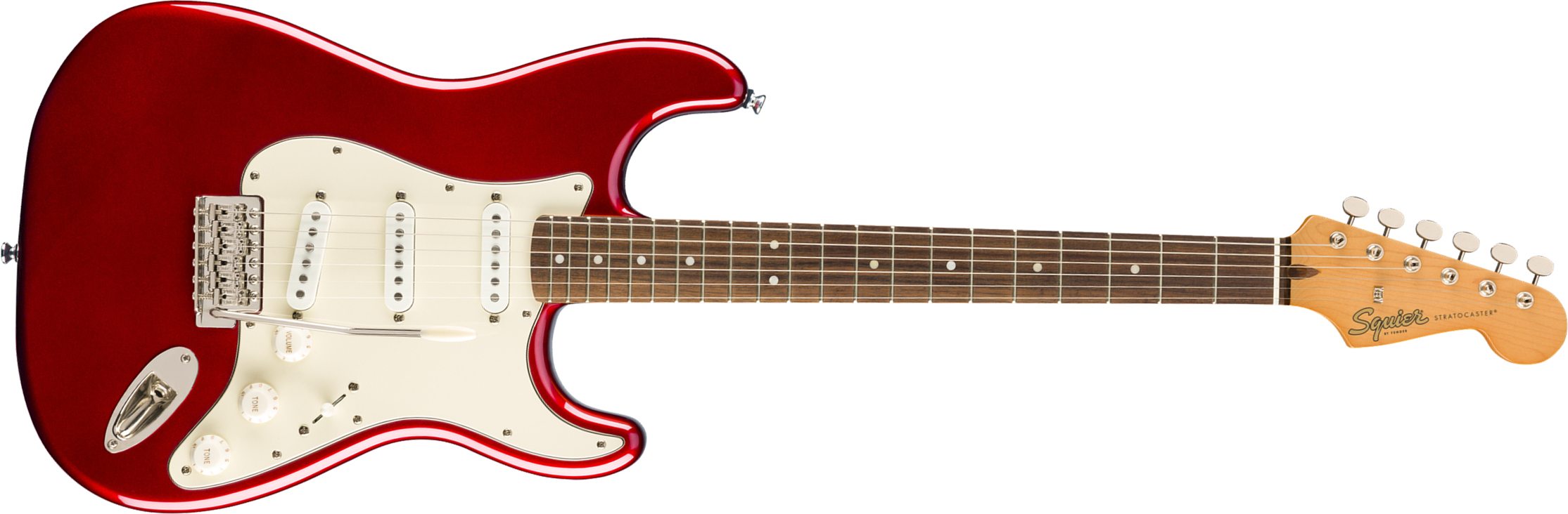 Squier Strat '60s Classic Vibe 2019 Lau 2019 - Candy Apple Red - Str shape electric guitar - Main picture